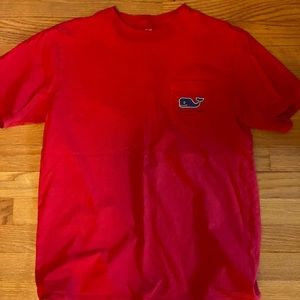 Boys Red Nantucket Vineyard Vines Shirt